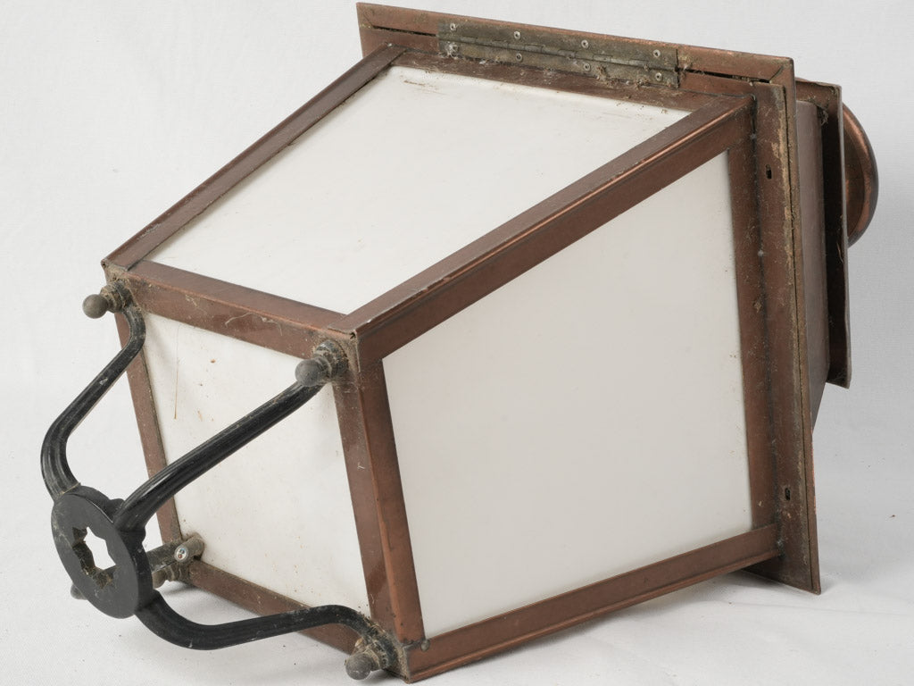 Aged Patina Village Lantern