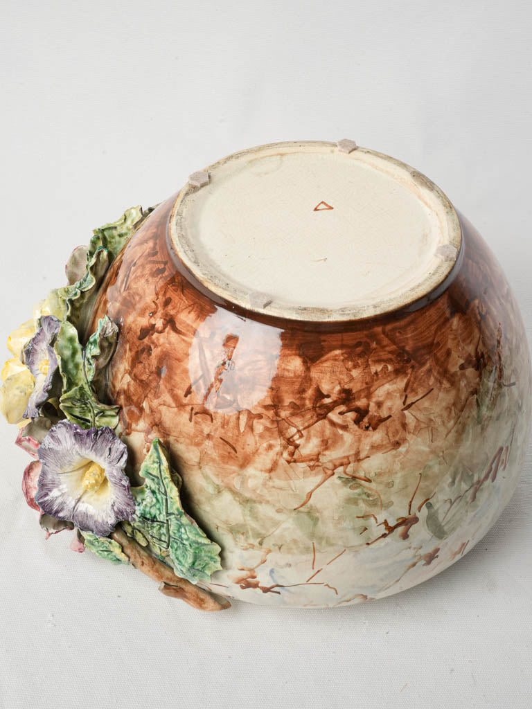 Rare patina French antique pot