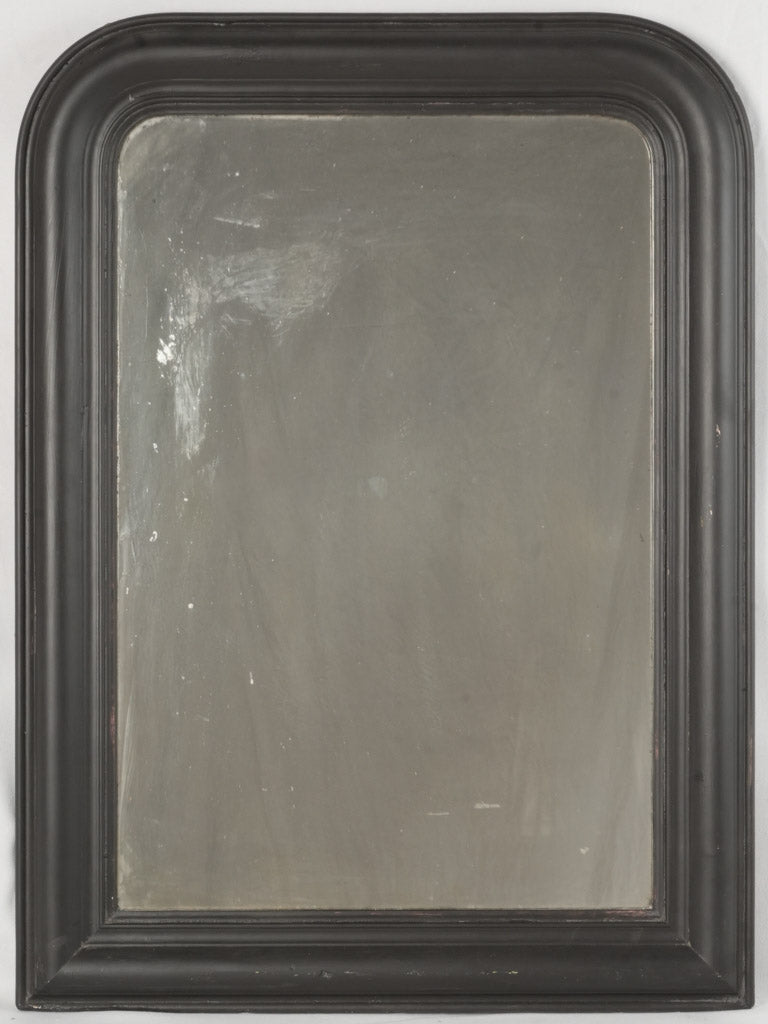 Vintage elegant mirror with black frame