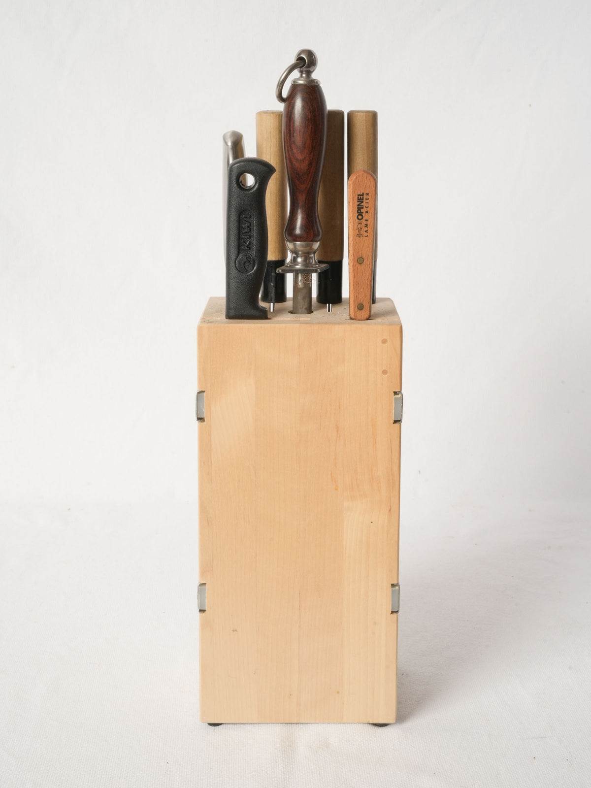 French Knife Set in a Wooden Block from Patricia Wells’s Cooking School - Set 2
