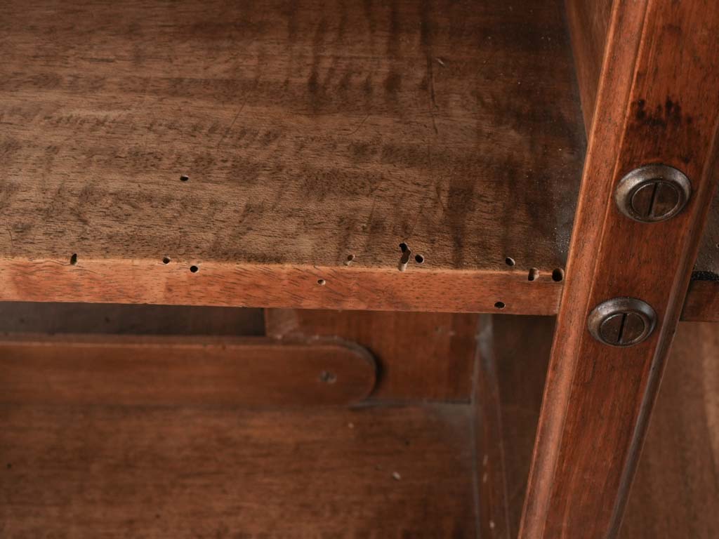 Aged branded Terquem Paris bookshelf