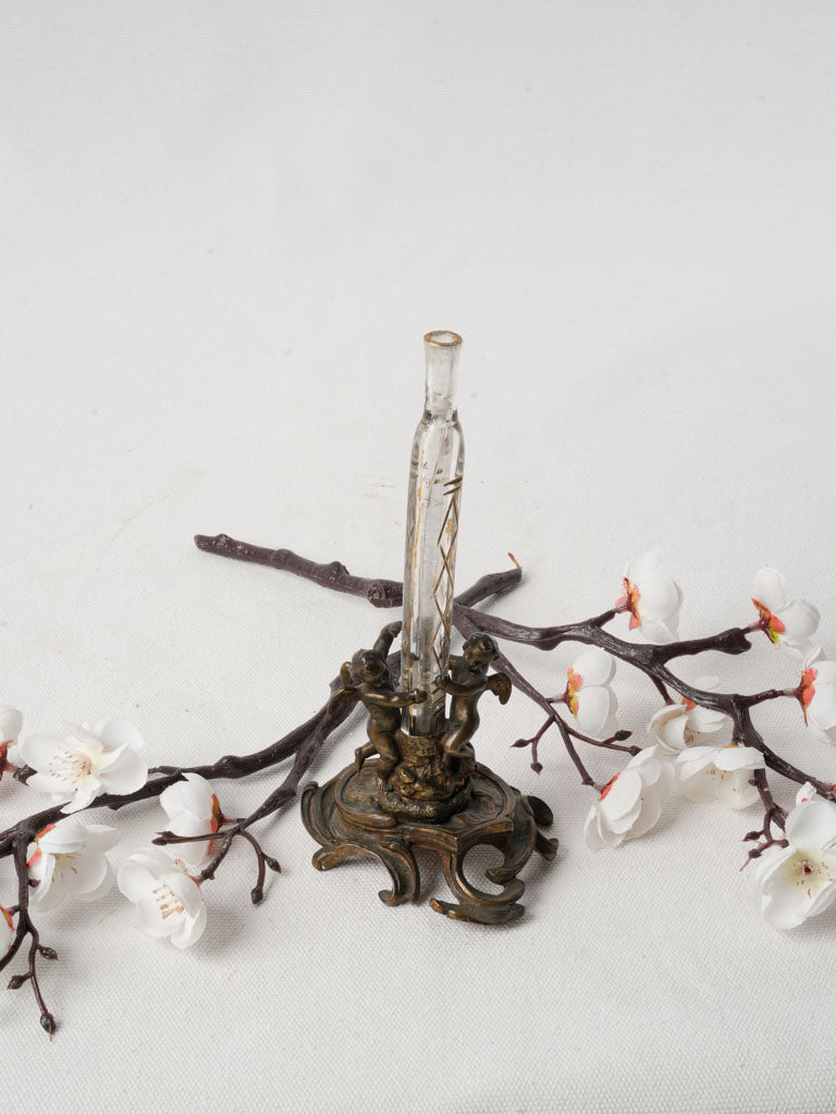 Antique crystal fragrance bottle collectible  