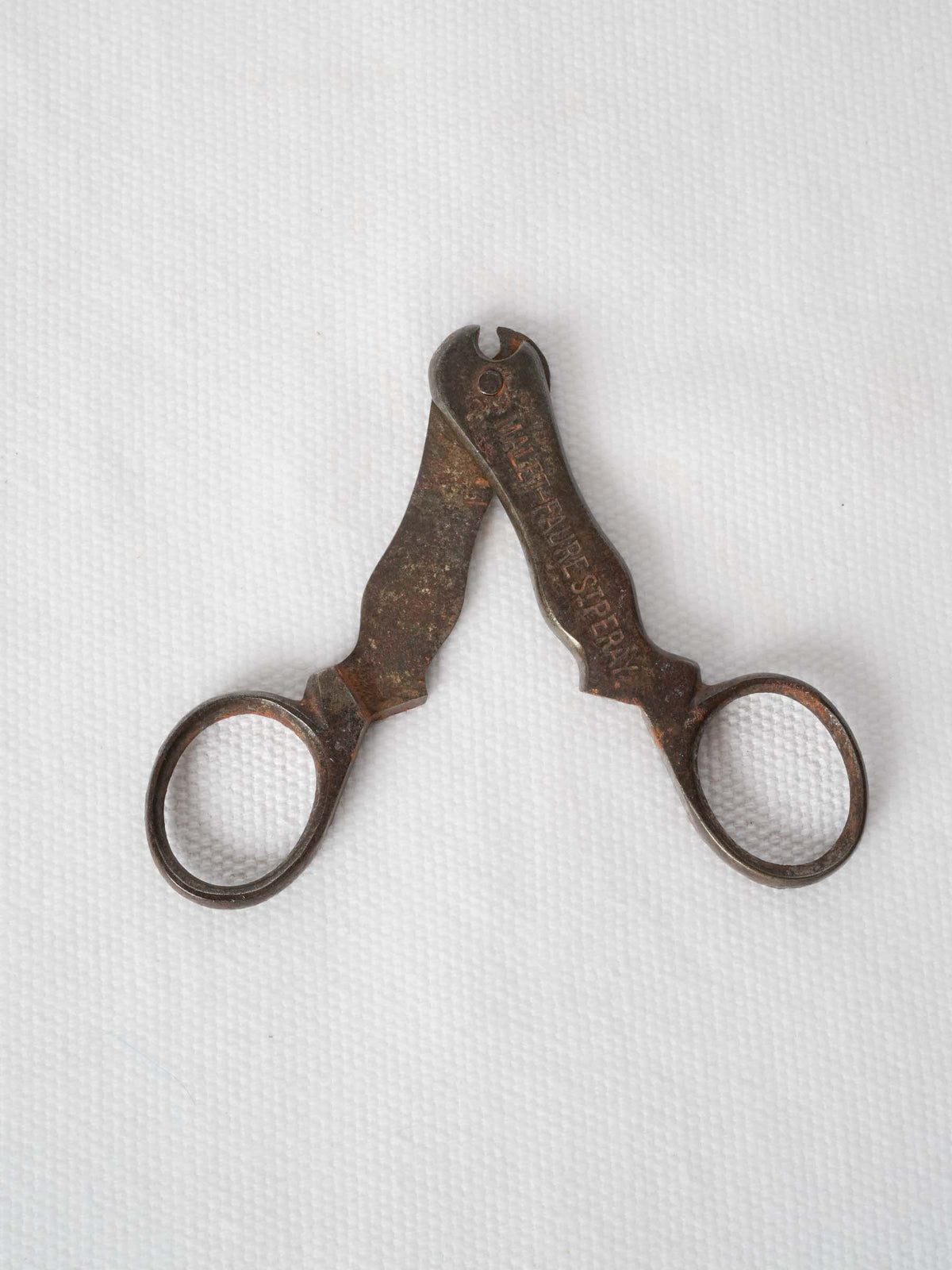 Antique Bronze Champagne Wire Cutter with Maker’s Mark