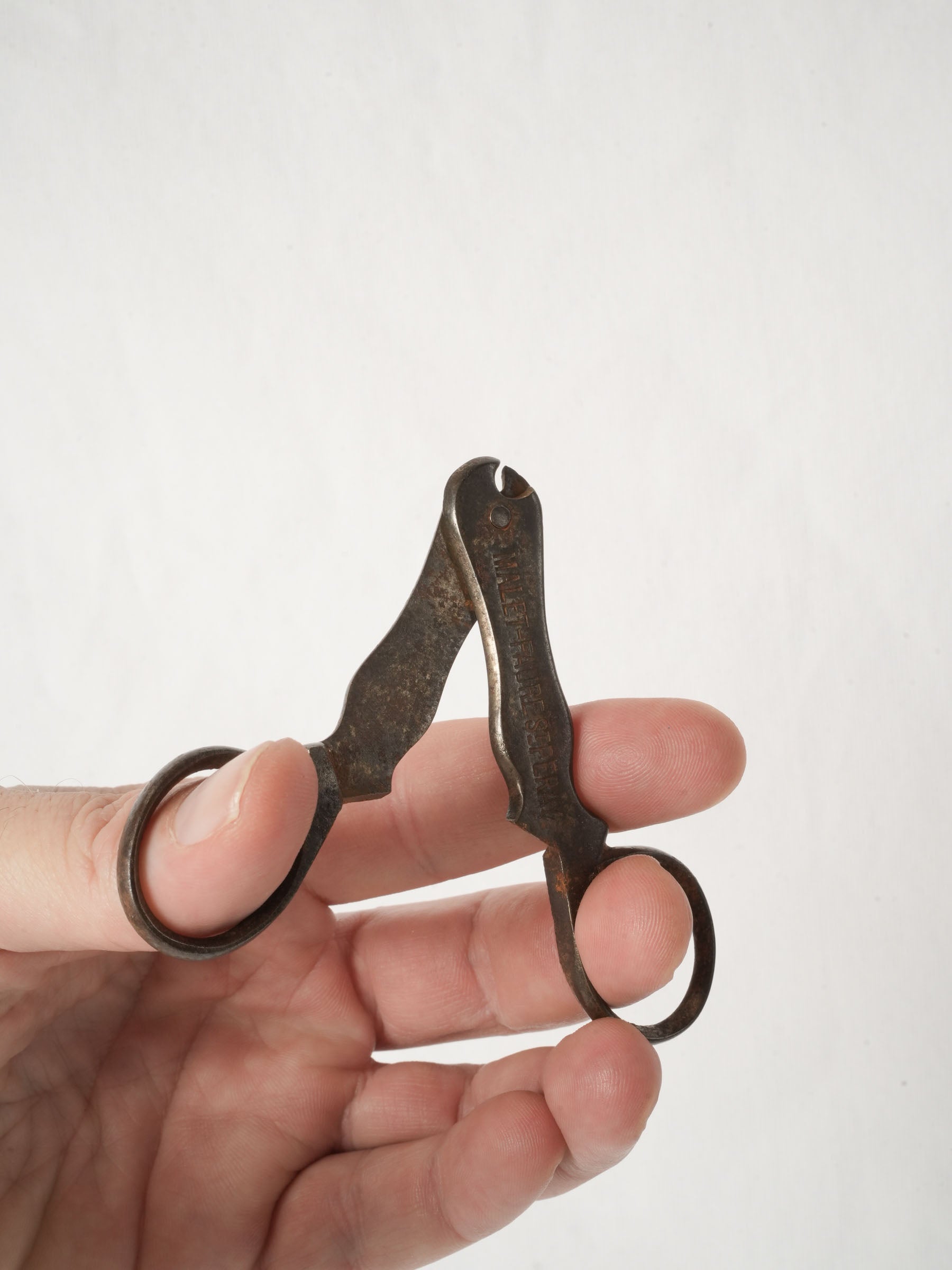 Antique Bronze Champagne Wire Cutter with Maker’s Mark