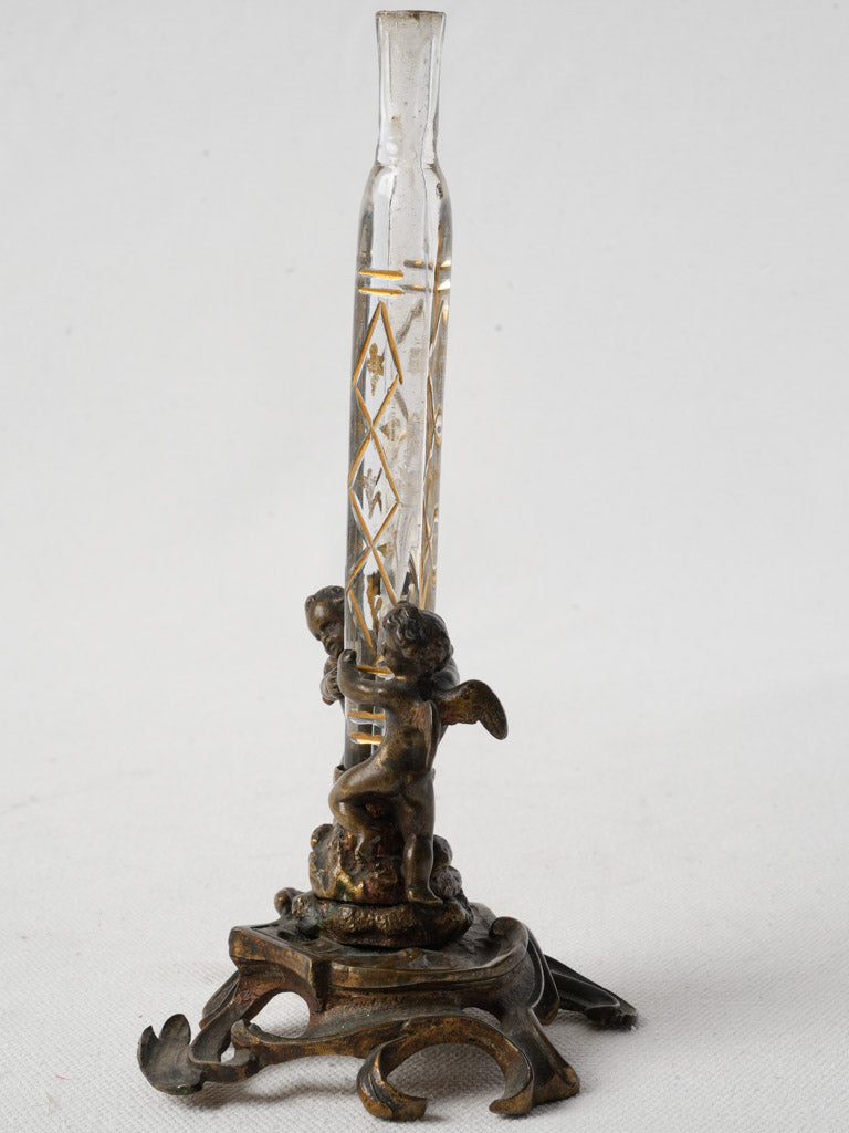 18th-century diamond engraved perfume bottle  