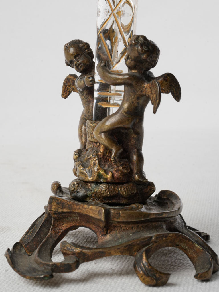 Historic soliflore crystal container  
