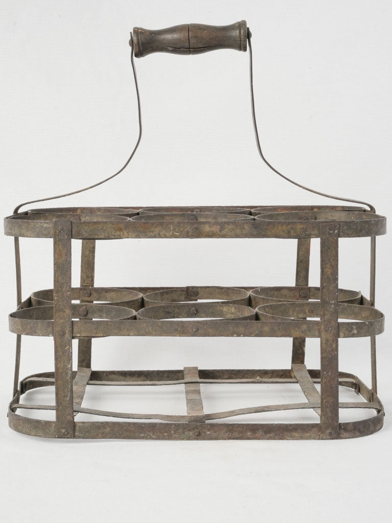 Provencal style vintage wine holder