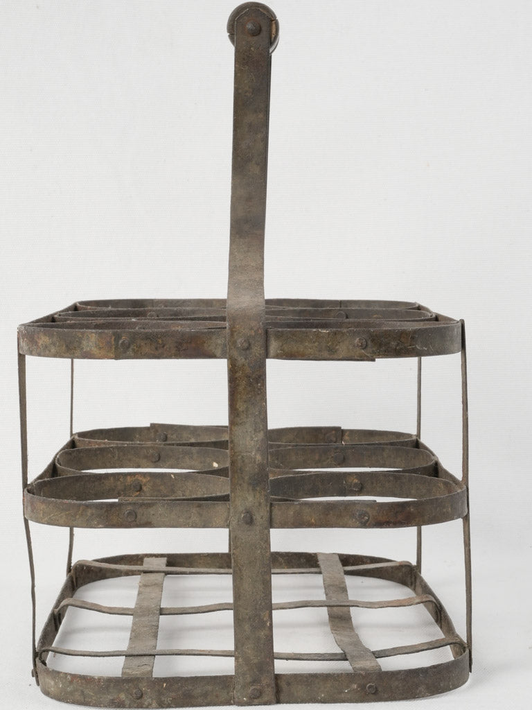 Charming weathered wine caddy