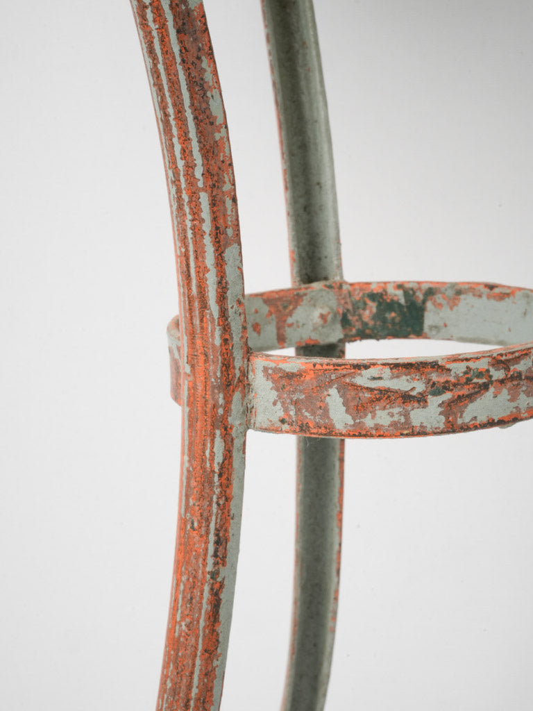 Aged, French, wrought-iron guéridon