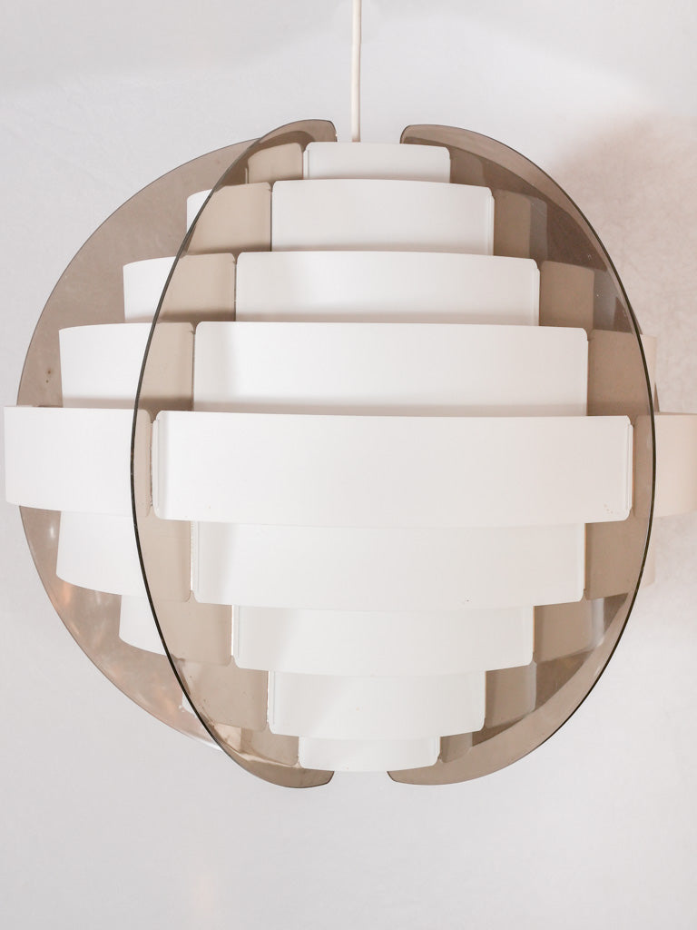 Vintage Danish PVC ceiling light