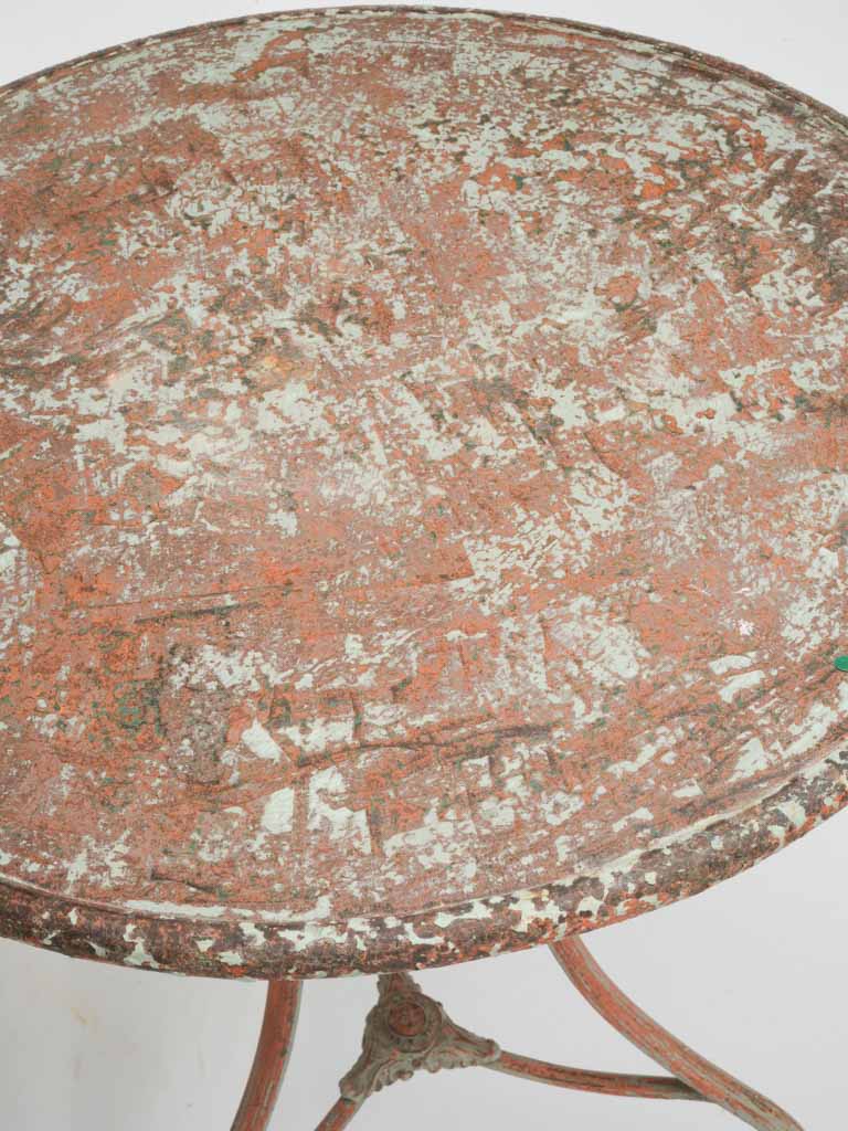 Worn, vintage, French garden furniture