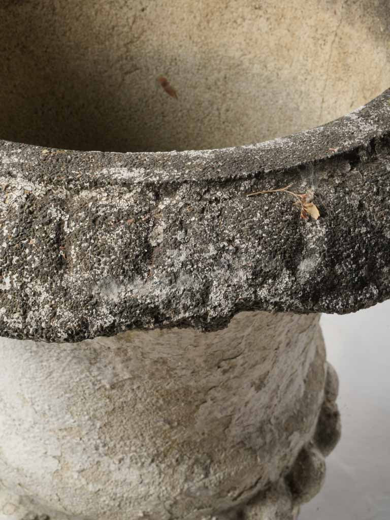 Pronounced gadroon ornament urn