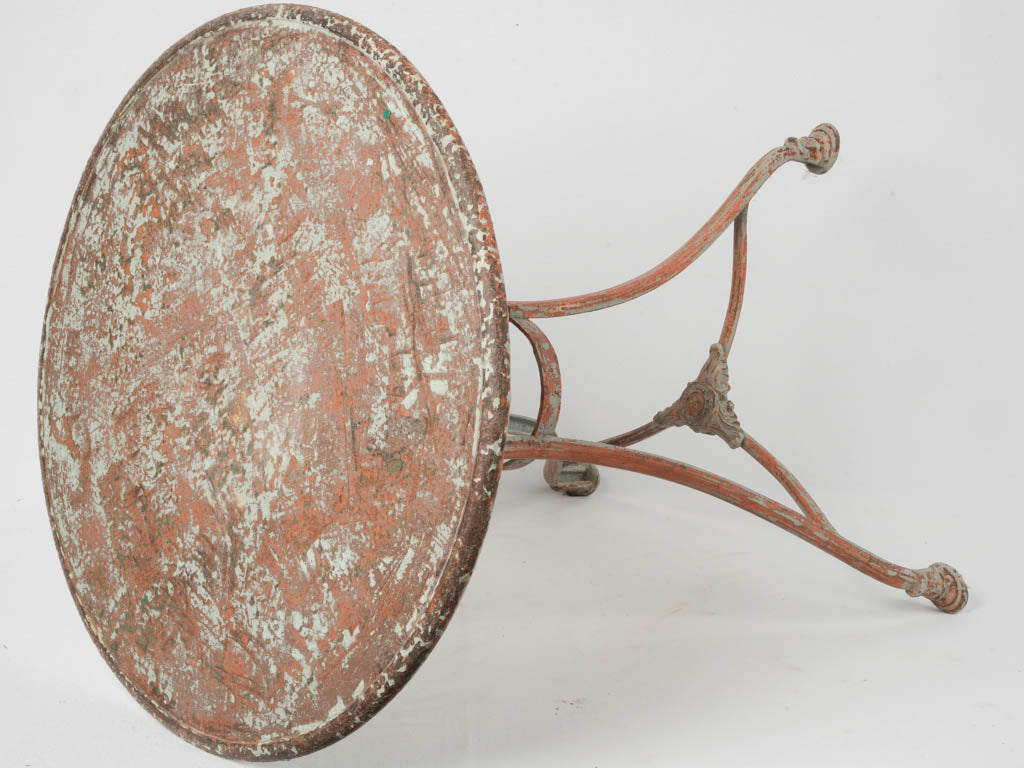 Distinctive, old, European wrought iron furniture