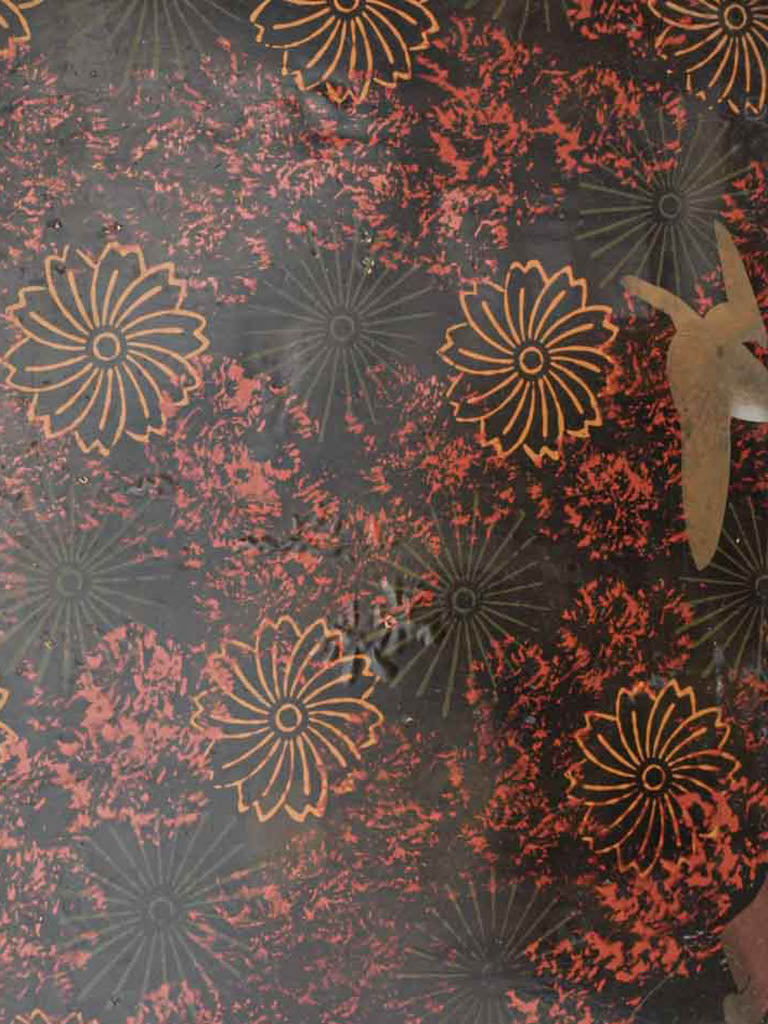 Asymmetrical artisan bamboo shelves