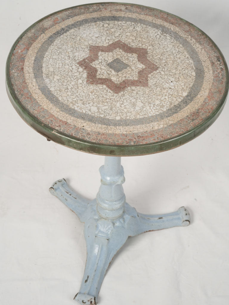Charming geometric design side table  