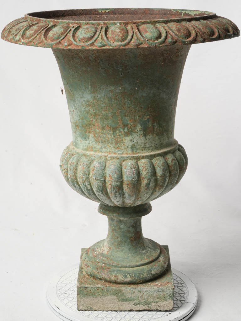 Weathered surface antique urn
