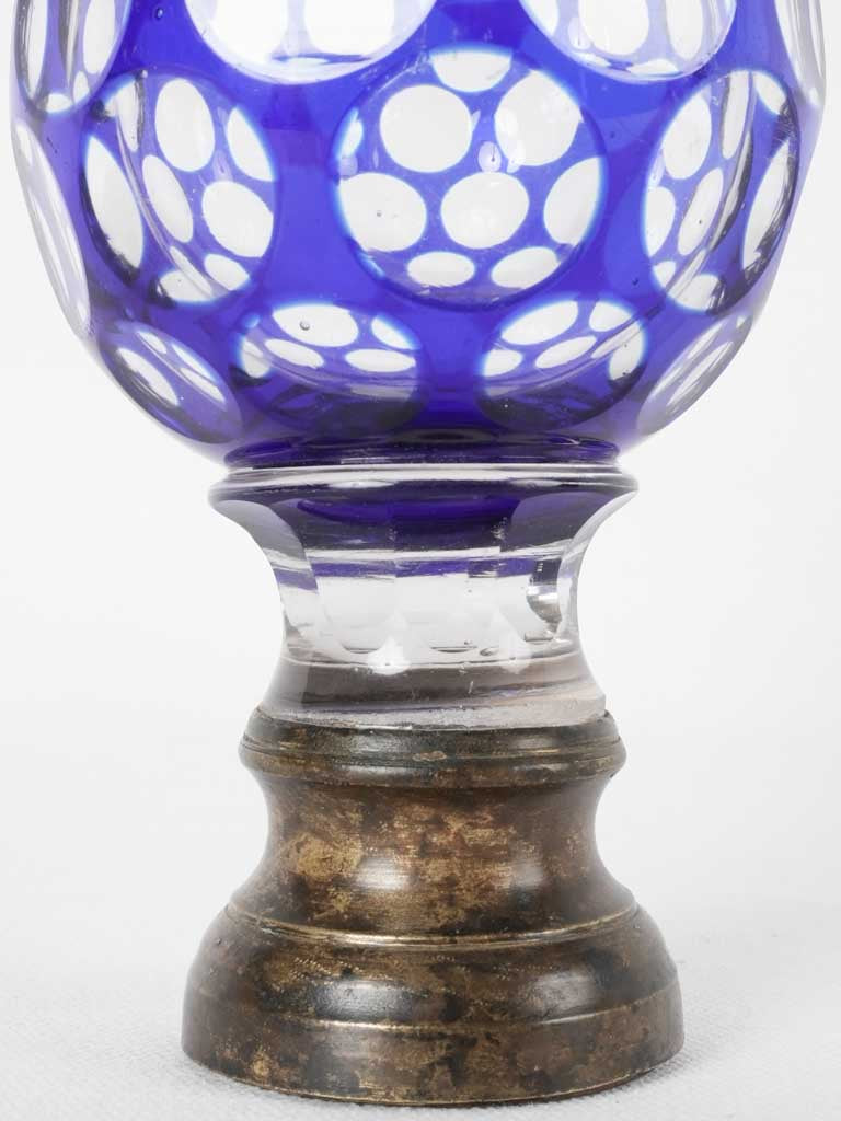 Victorian Blue Crystal Newel Cap