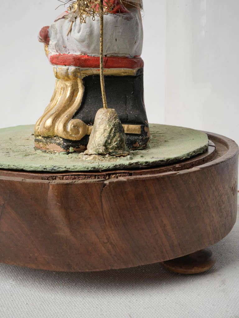 Theatrical Red-Trimmed Shrine Display