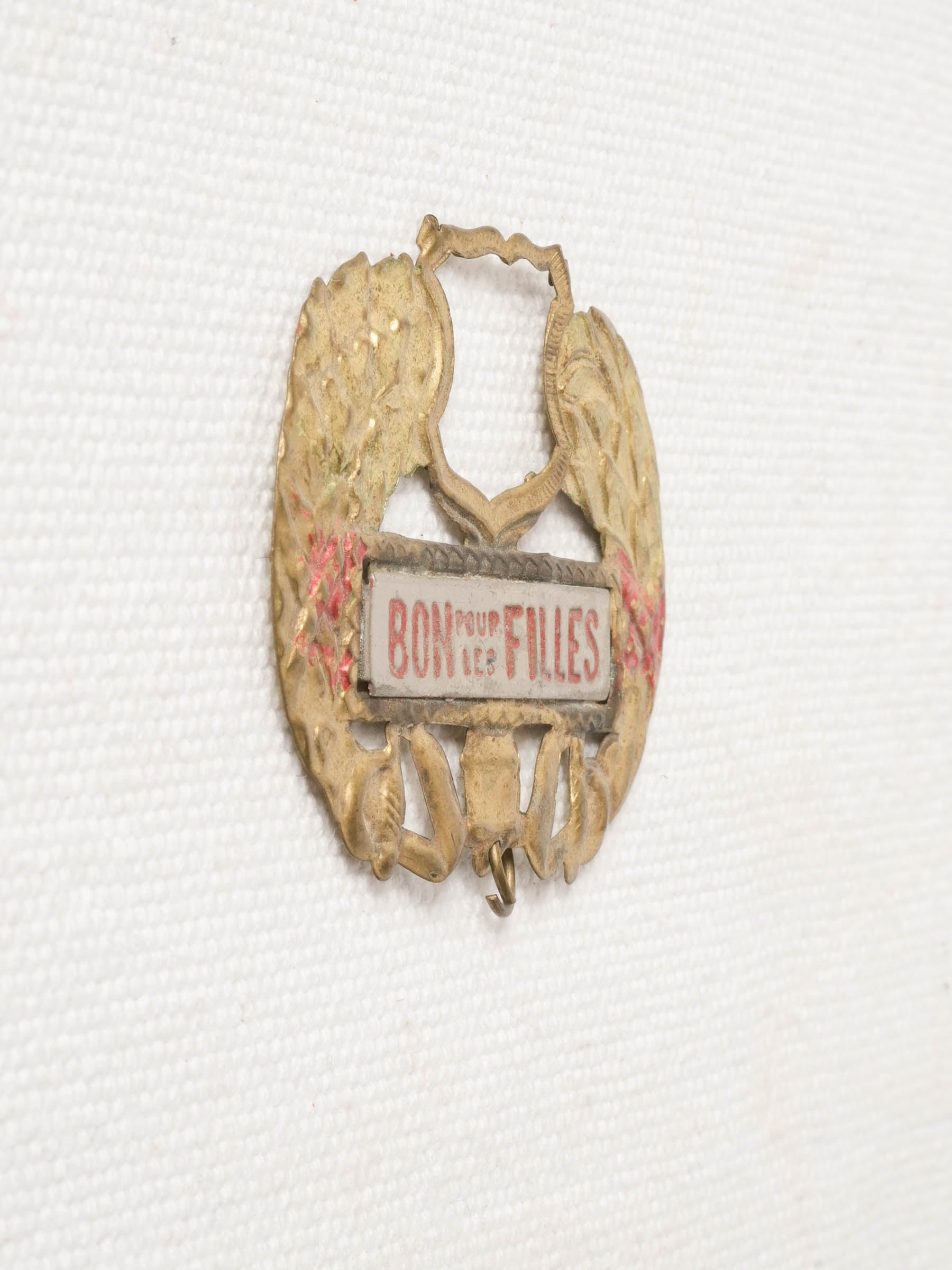 Early 20th Century French Gilt Conscription Badge