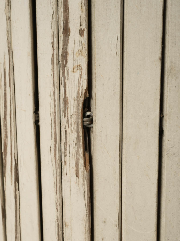 Shabby chic, sculptural wooden planter stand