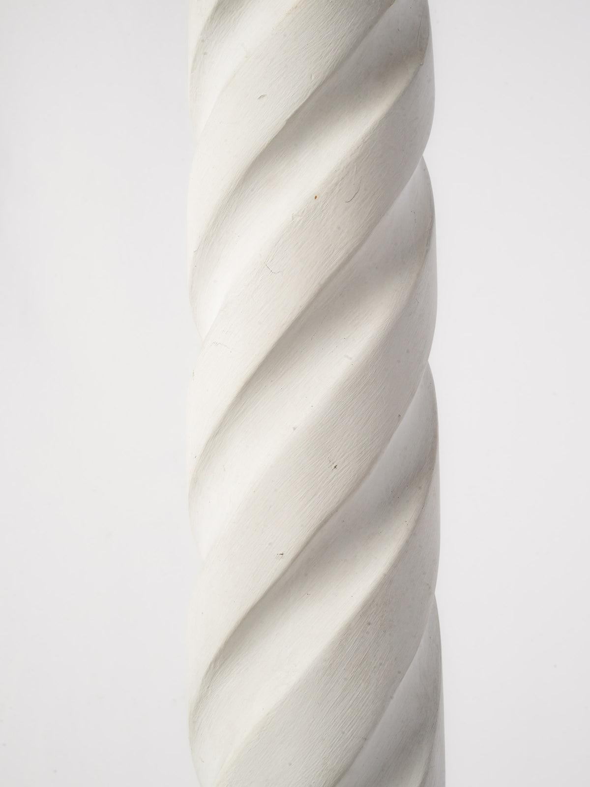 Mid-20th-Century Plaster Pedestal w/ Twisted Column - 46½"