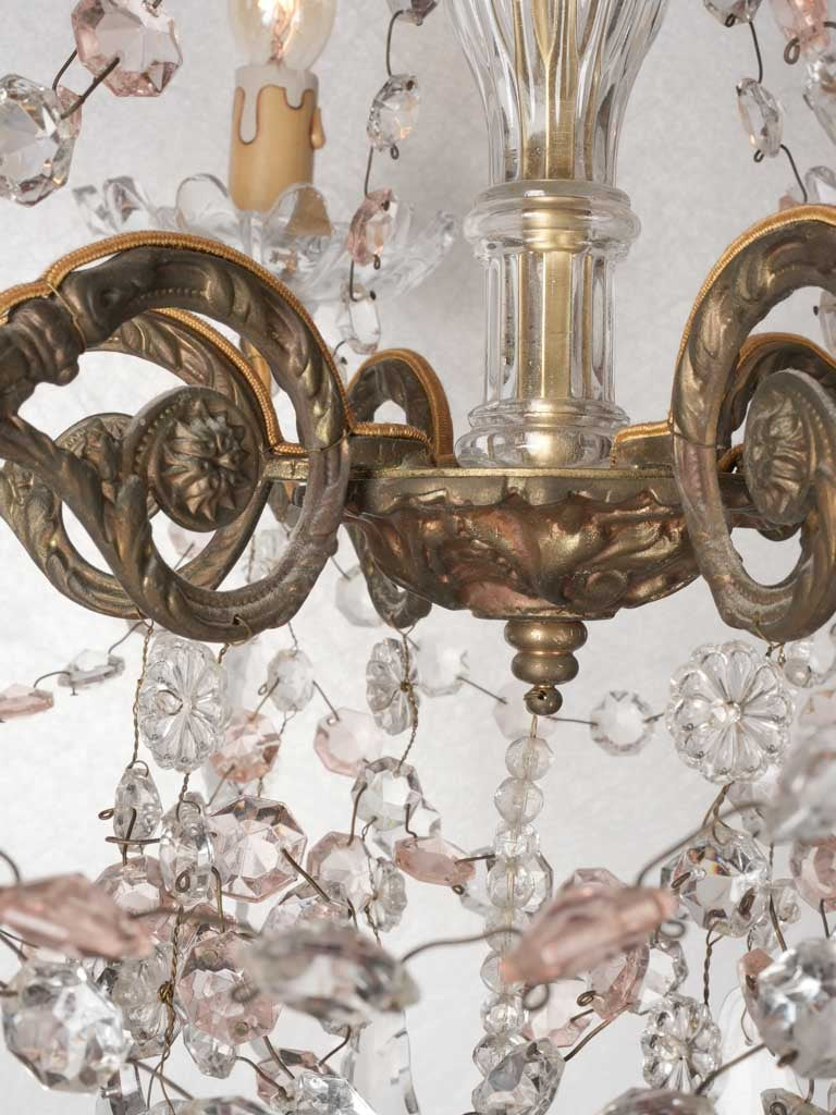 Classic ornate French crystal chandelier