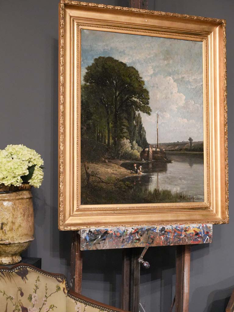 Serene 19th-century landscape painting