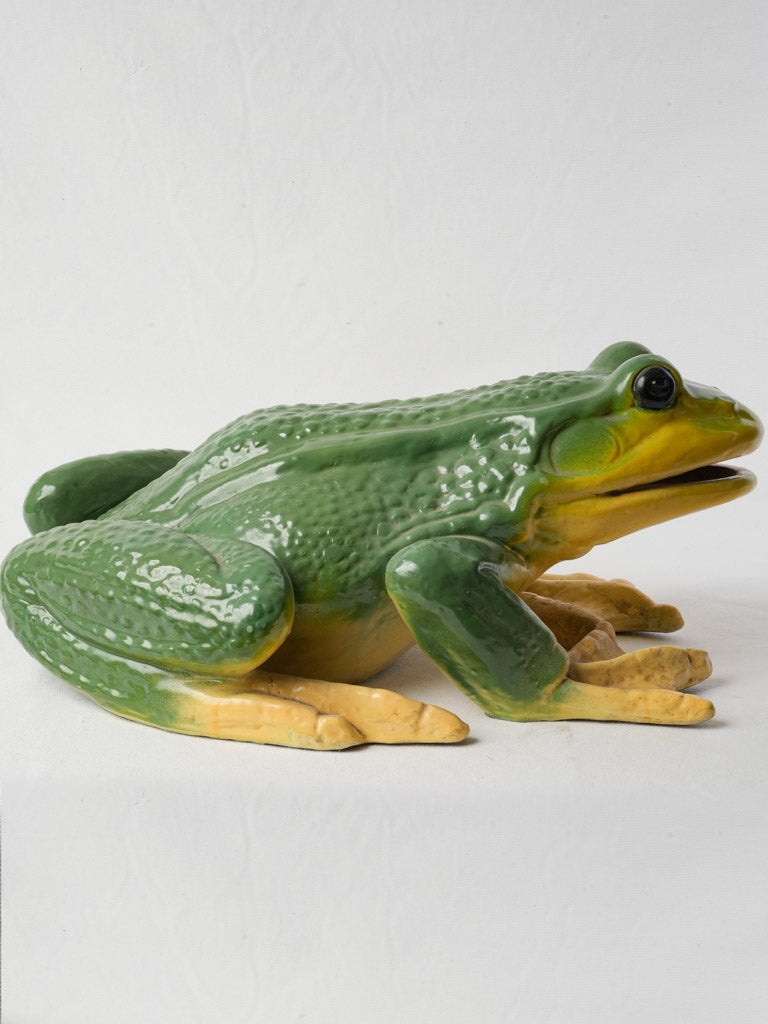 Historic detailed pottery animal sculpture