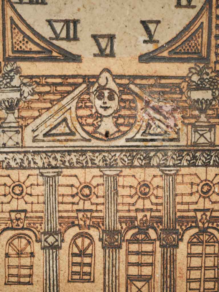 Whimsical architectural design clock