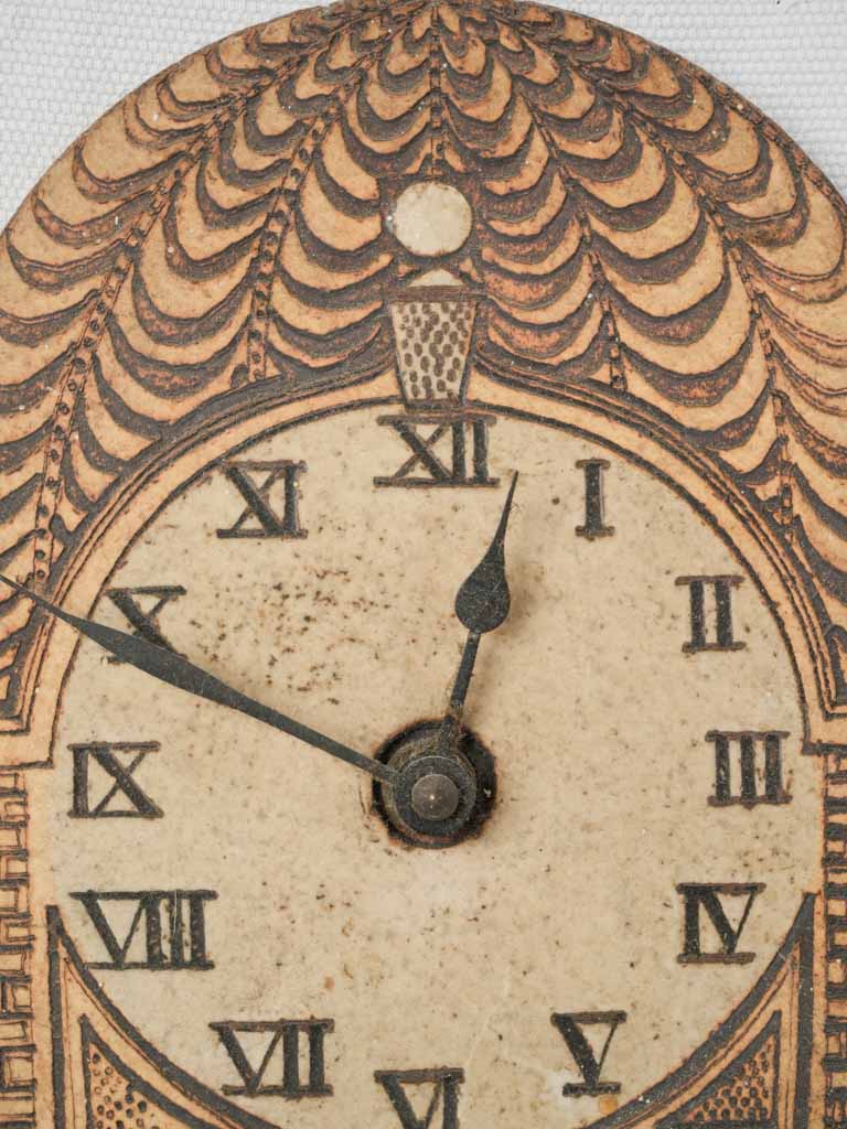 Mid-century modern ceramic clock  