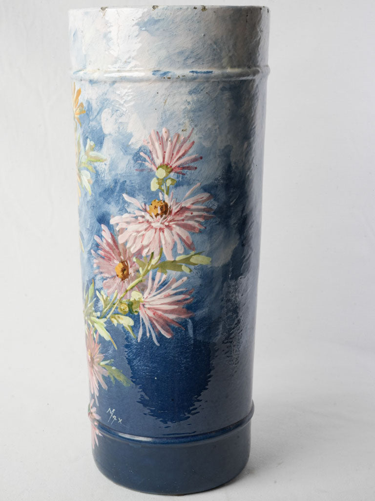 Antique Vallauris ceramic statement vase