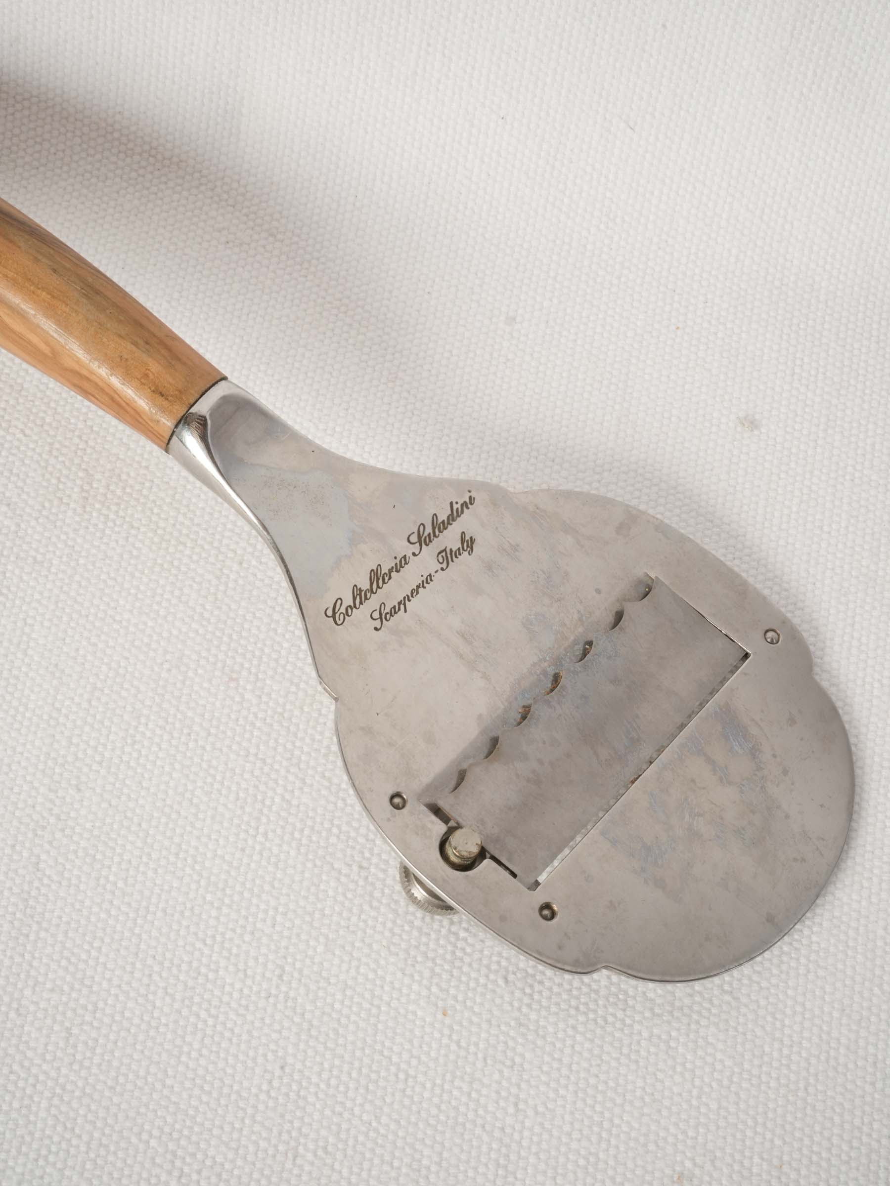 Truffle Slicer with Olive Wood Handle