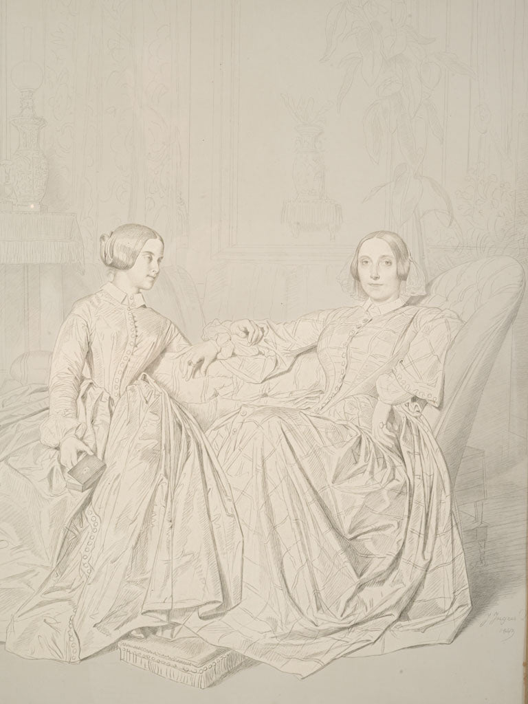 Classic artistic family depiction