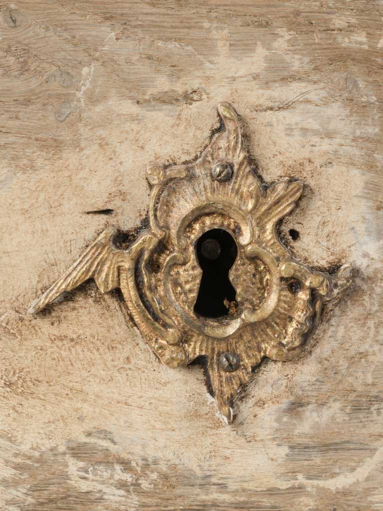 Large Dutch 18th-Century Serpentine Commode in Oak w/ Layered Paint Finish - 37½"x 46"
