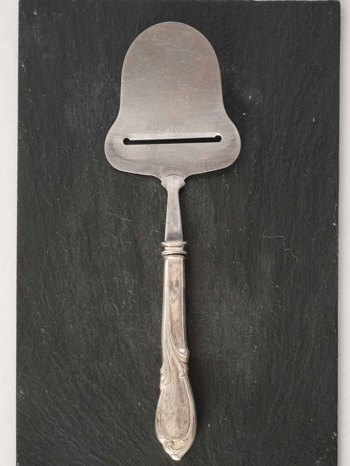 Slate Cheese Board and Antique Cheese Slicer