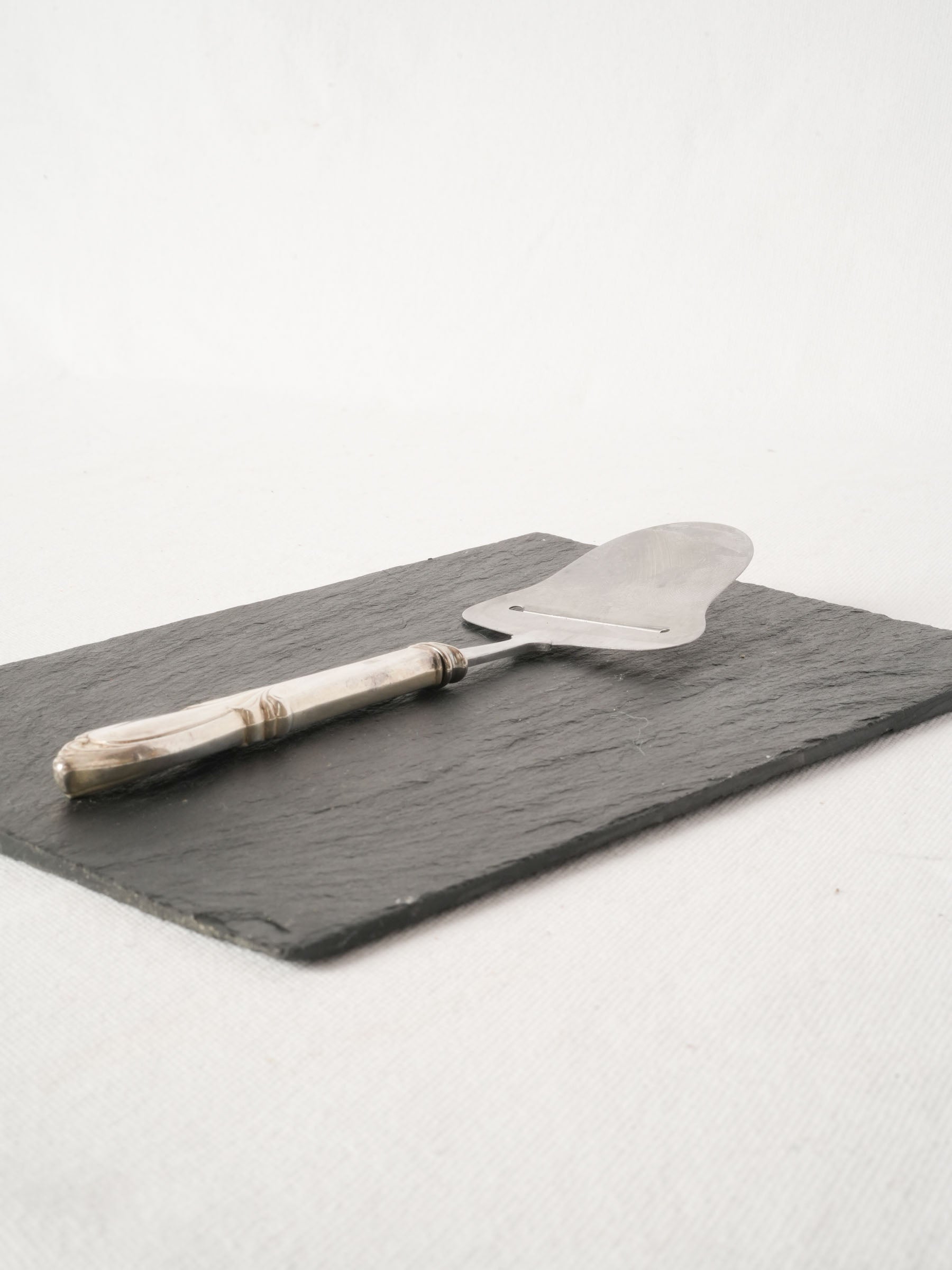 Slate Cheese Board and Antique Cheese Slicer