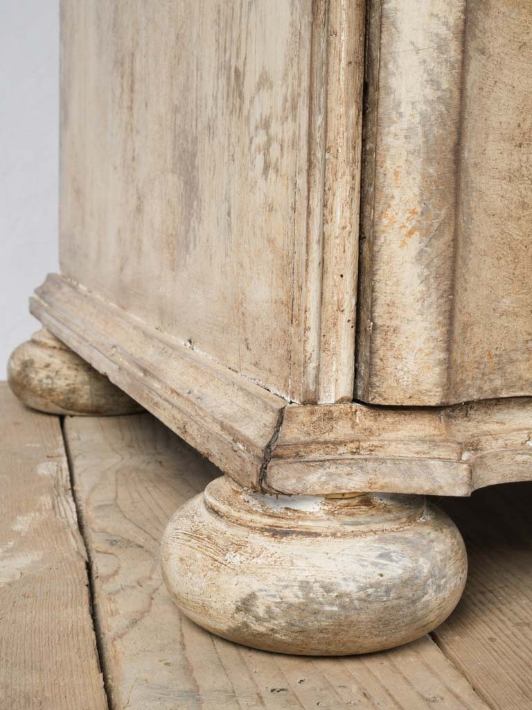 Large Dutch 18th-Century Serpentine Commode in Oak w/ Layered Paint Finish - 37½"x 46"
