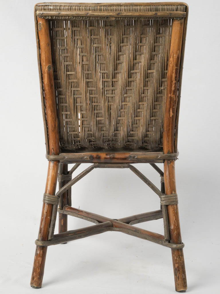 Quaint weathered French children's chair