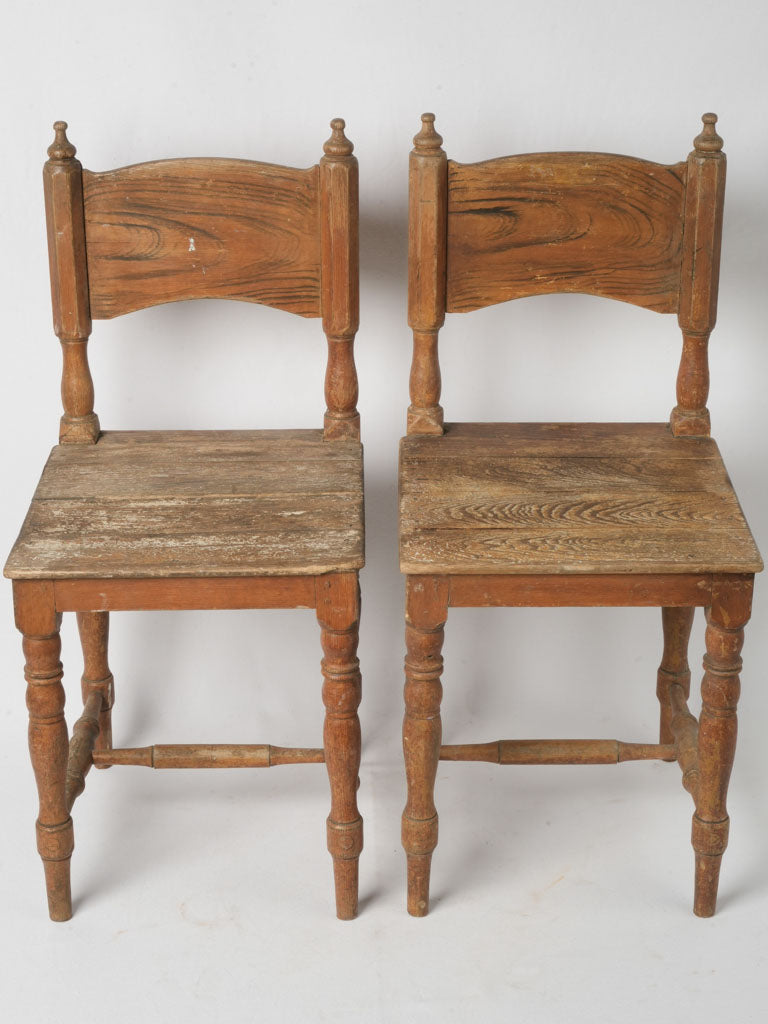 Traditional early 20th-century country-style chairs