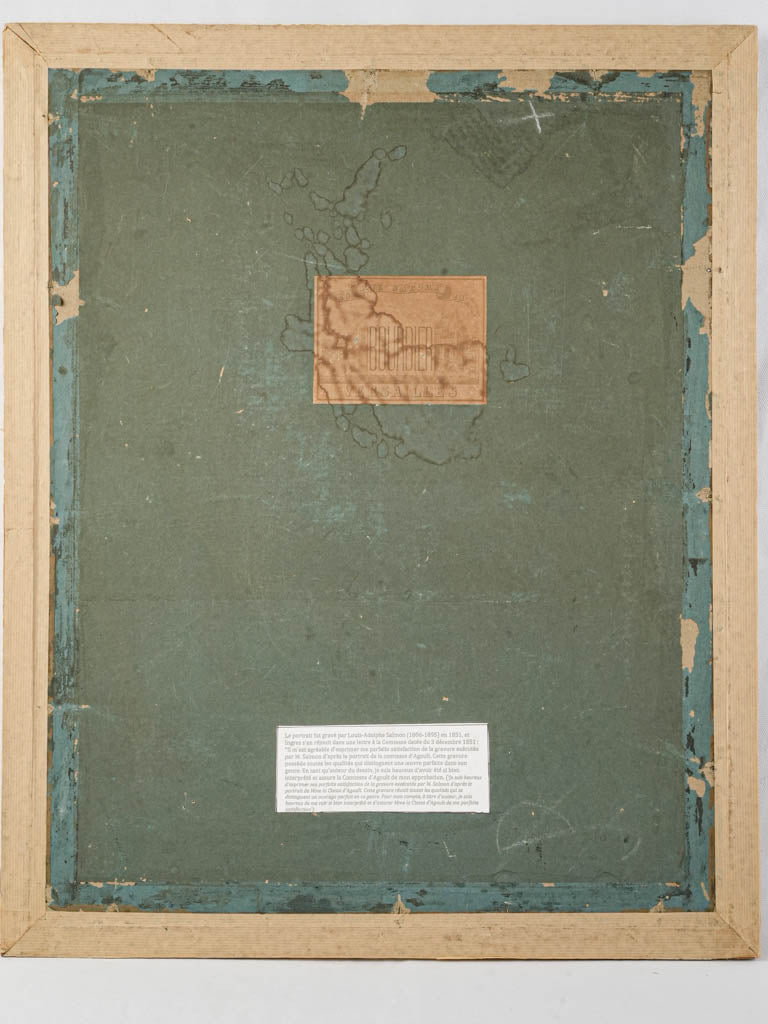 Subtle detailed art engraving