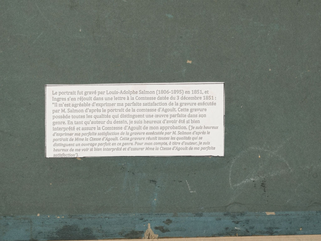 Sophisticated delicate portrait piece