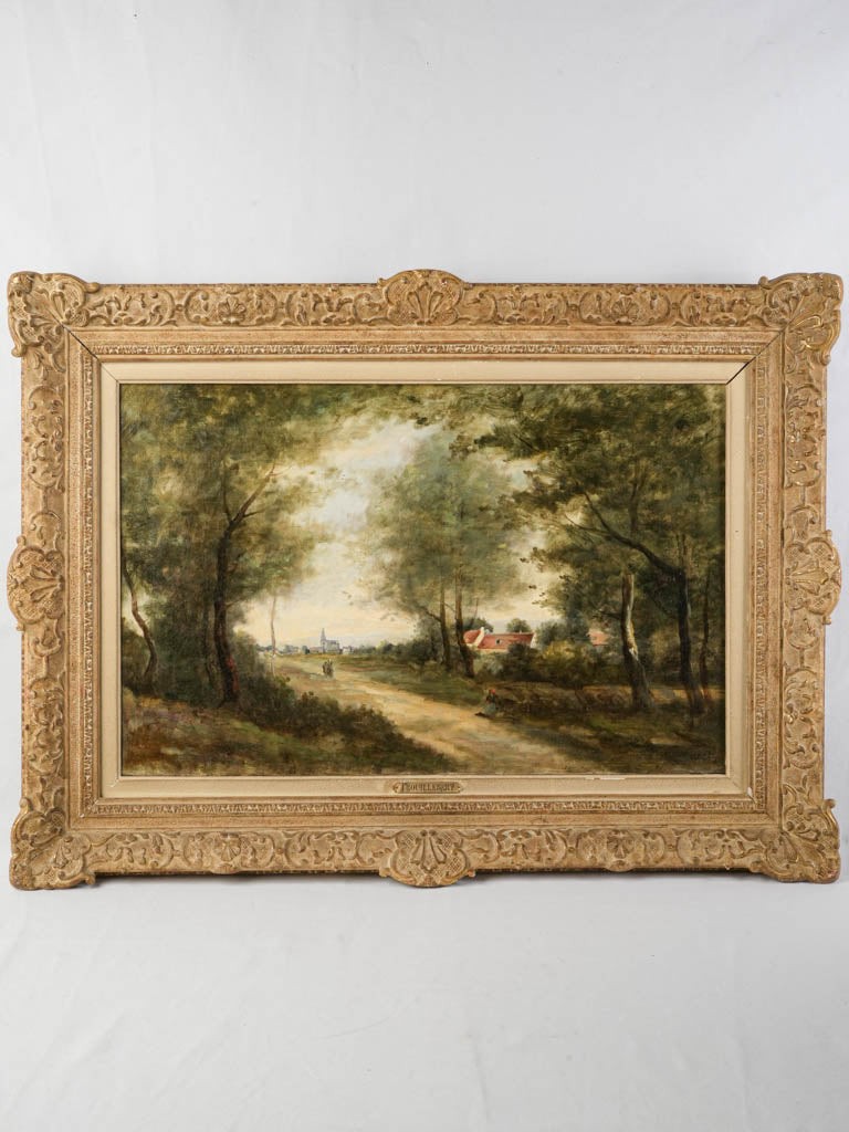 Captivating 19th-century oil painting