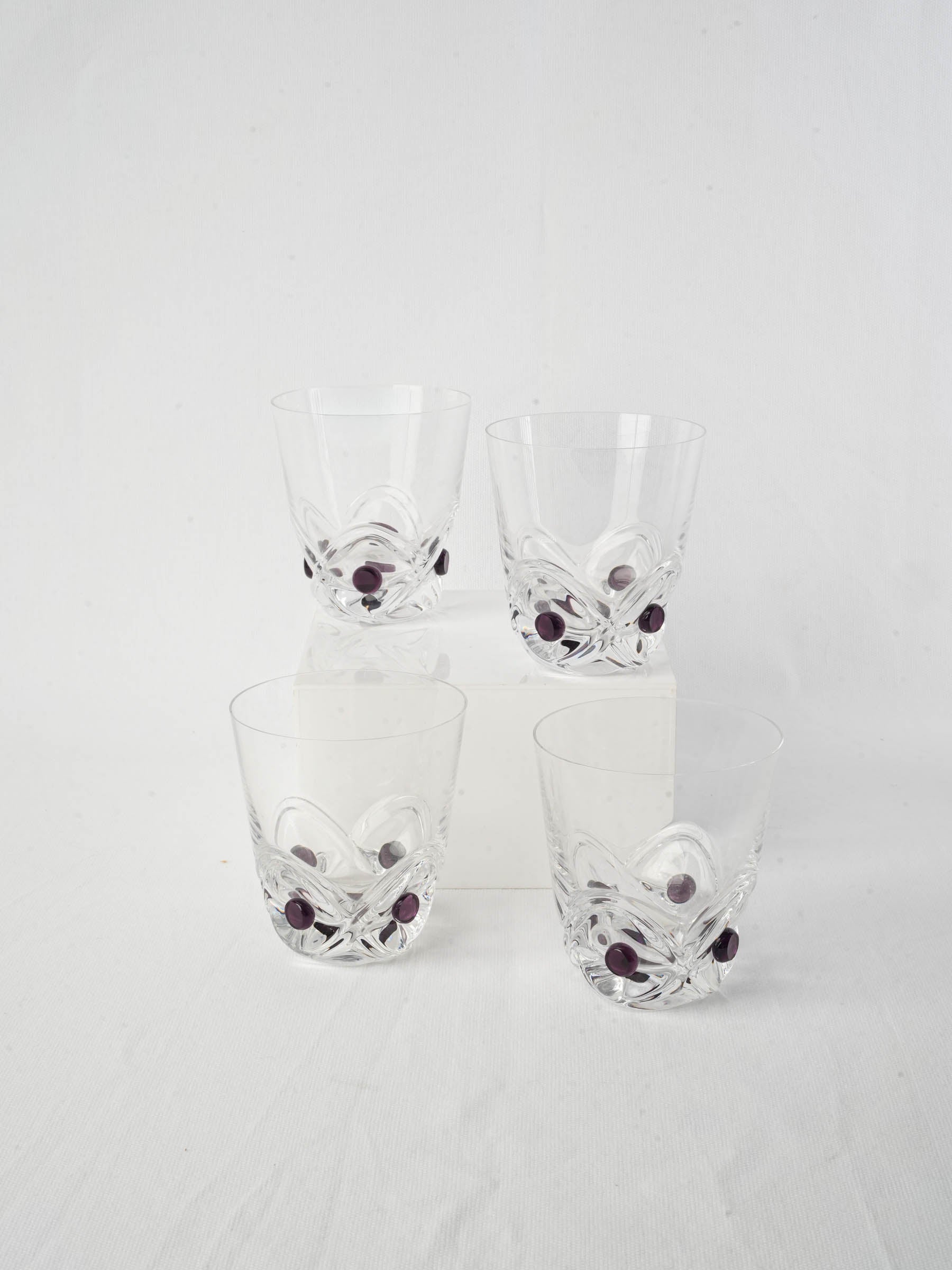 Refined crystal Lalique glassware set