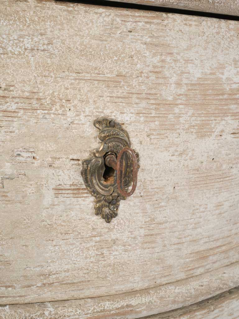 18th Century Dutch Serpentine Commode w/ Distressed Patina - 31½" x 51½"