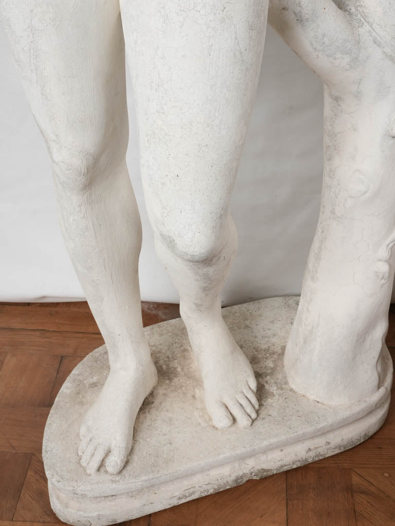 Vintage French garden statues detail
