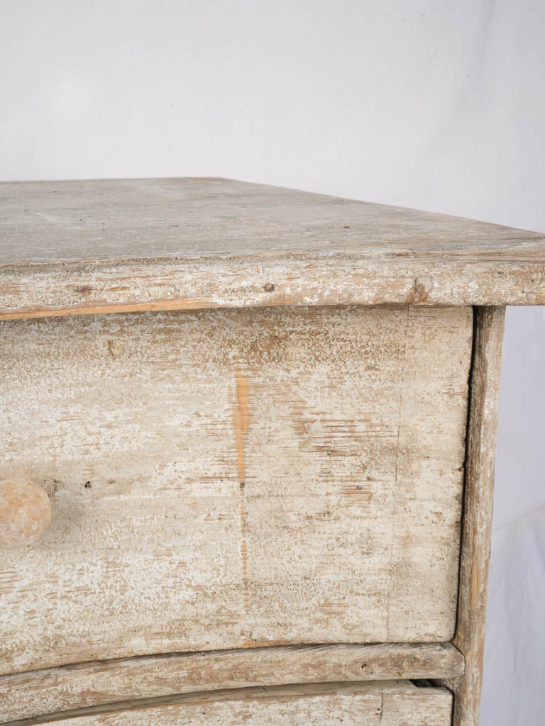 18th Century Dutch Serpentine Commode w/ Distressed Patina - 31½" x 51½"