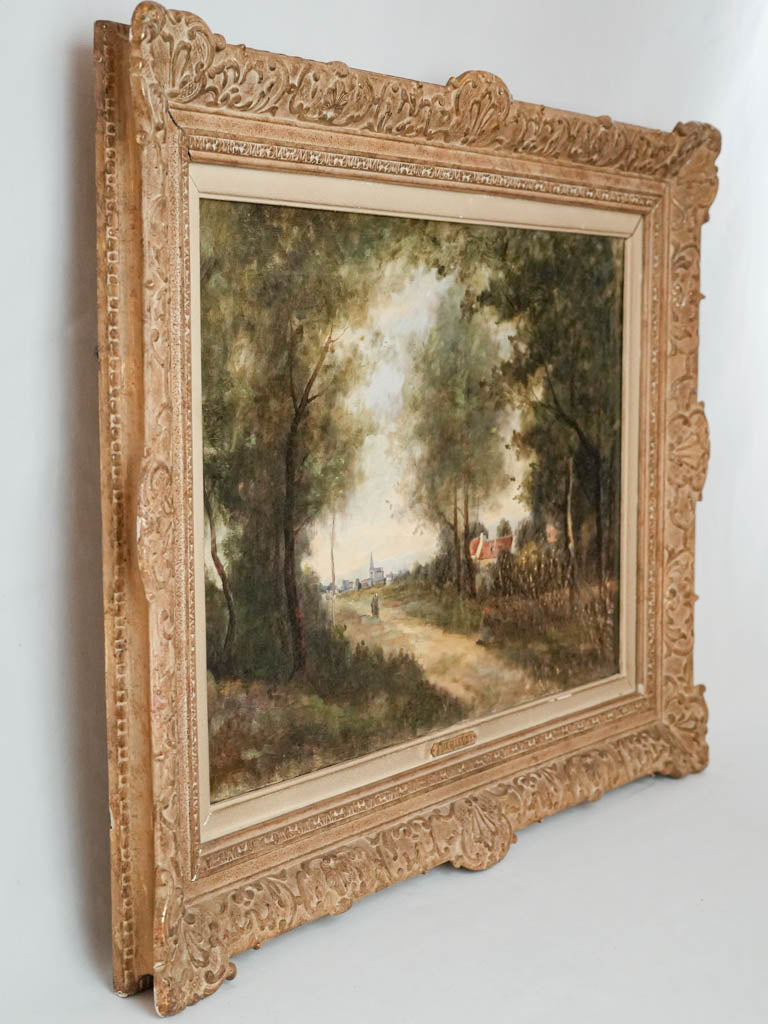 Detailed foliage rural canvas