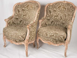 Refined Parisian-style lounge chairs