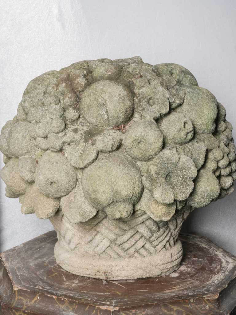 Vintage fruit basket finials