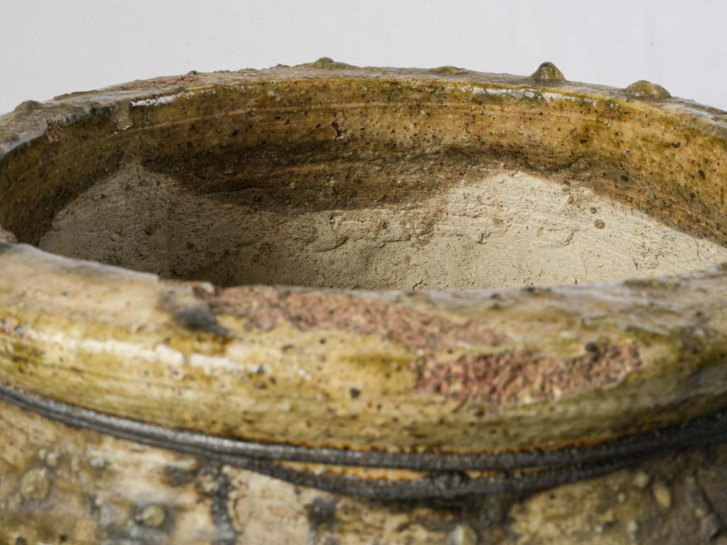 Durable rustic ceramic urns